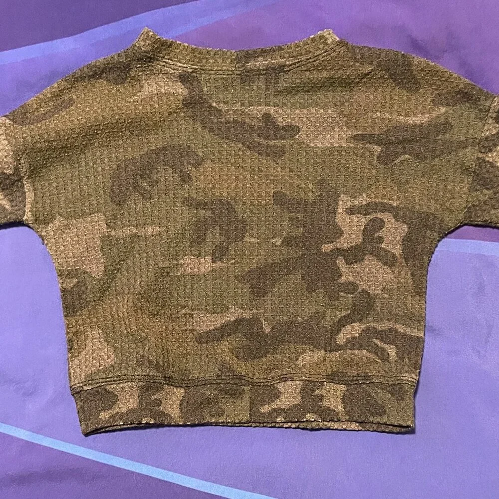 🔥6/$10🔥 Brinklee Ave Toddler Long Sleeve Shirt, 18-24 Months, Green Camo